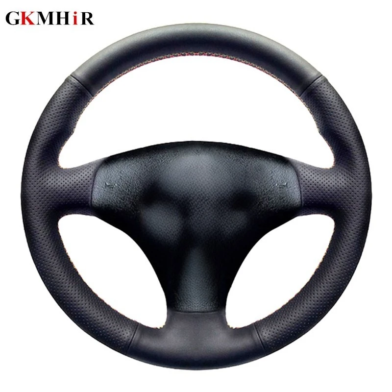 GKMHiR Black Car Steering Cover Artificial Leather Auto Steering Wheel Cover for Audi A3 3-Spoke 2000-2003 Audi TT 1999-2005