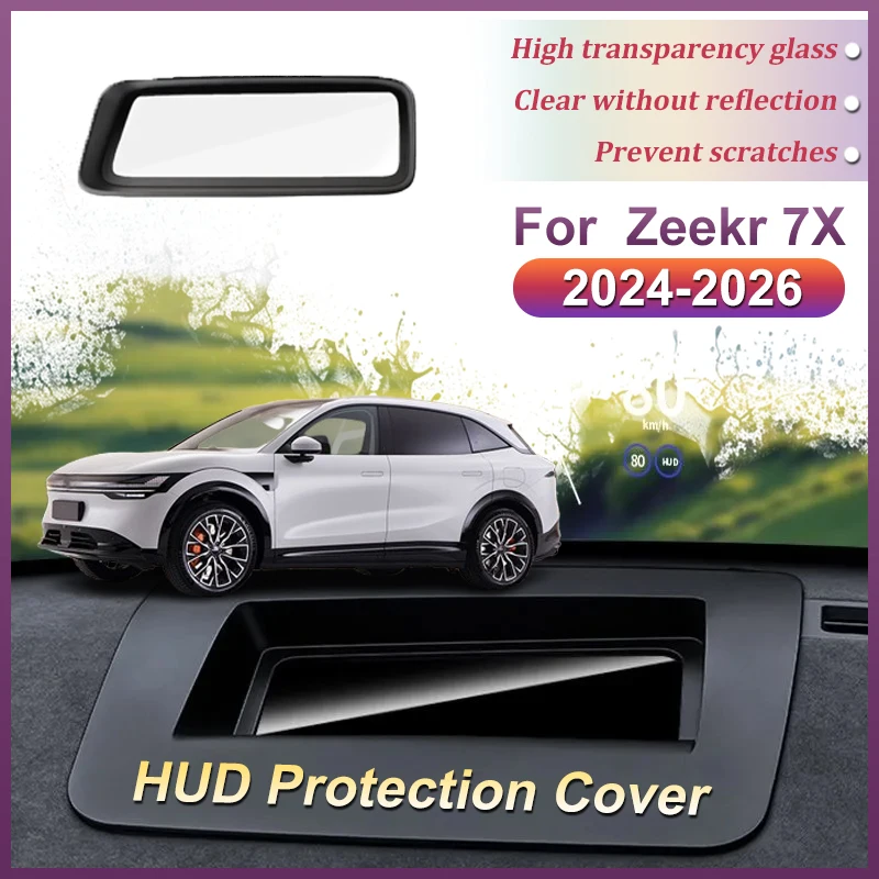 

For Zeekr 7X Accessories CX1E 2024 2025 2026 Car HUD Display Protective Cover Auto Specialized Display Screen Dustproof Shield