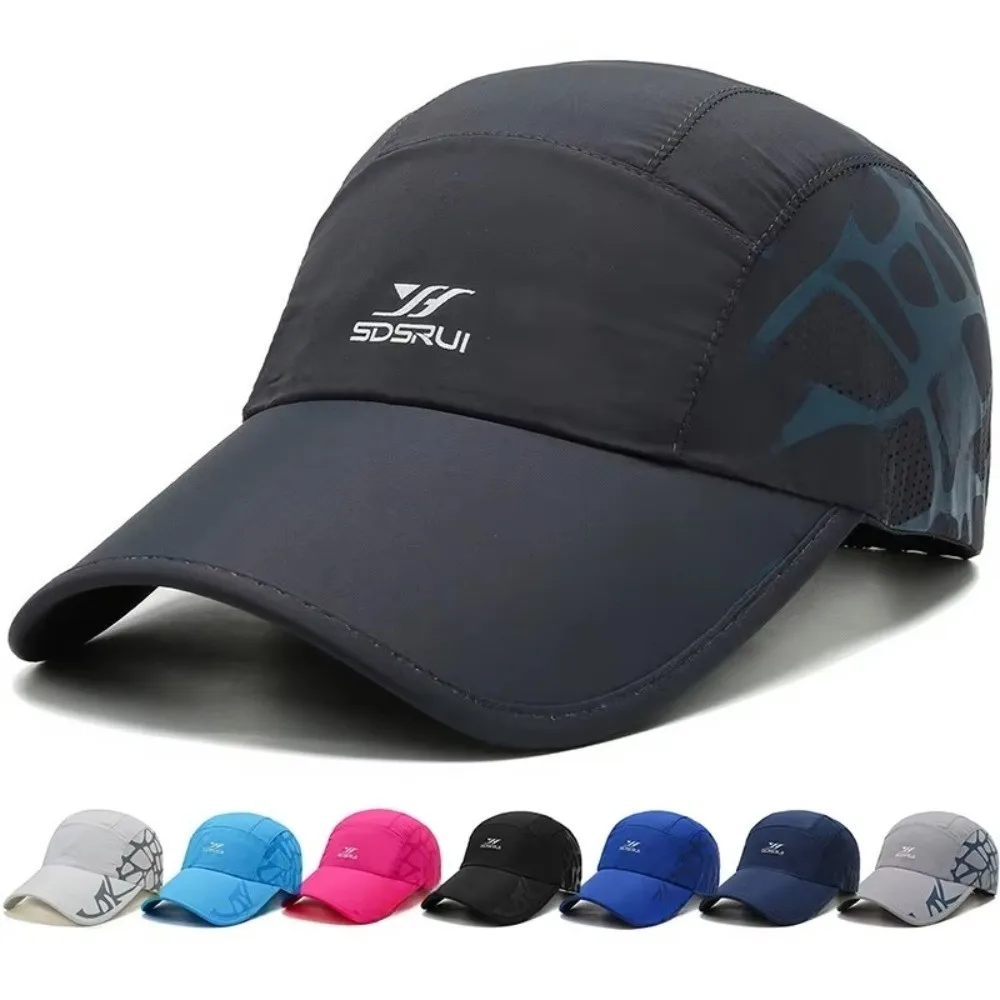 Fashion Adjustable Summer Baseball Cap Breathable Korean Style Sun Protection Caps Casual Solid Color Top Empty Cap Unisex