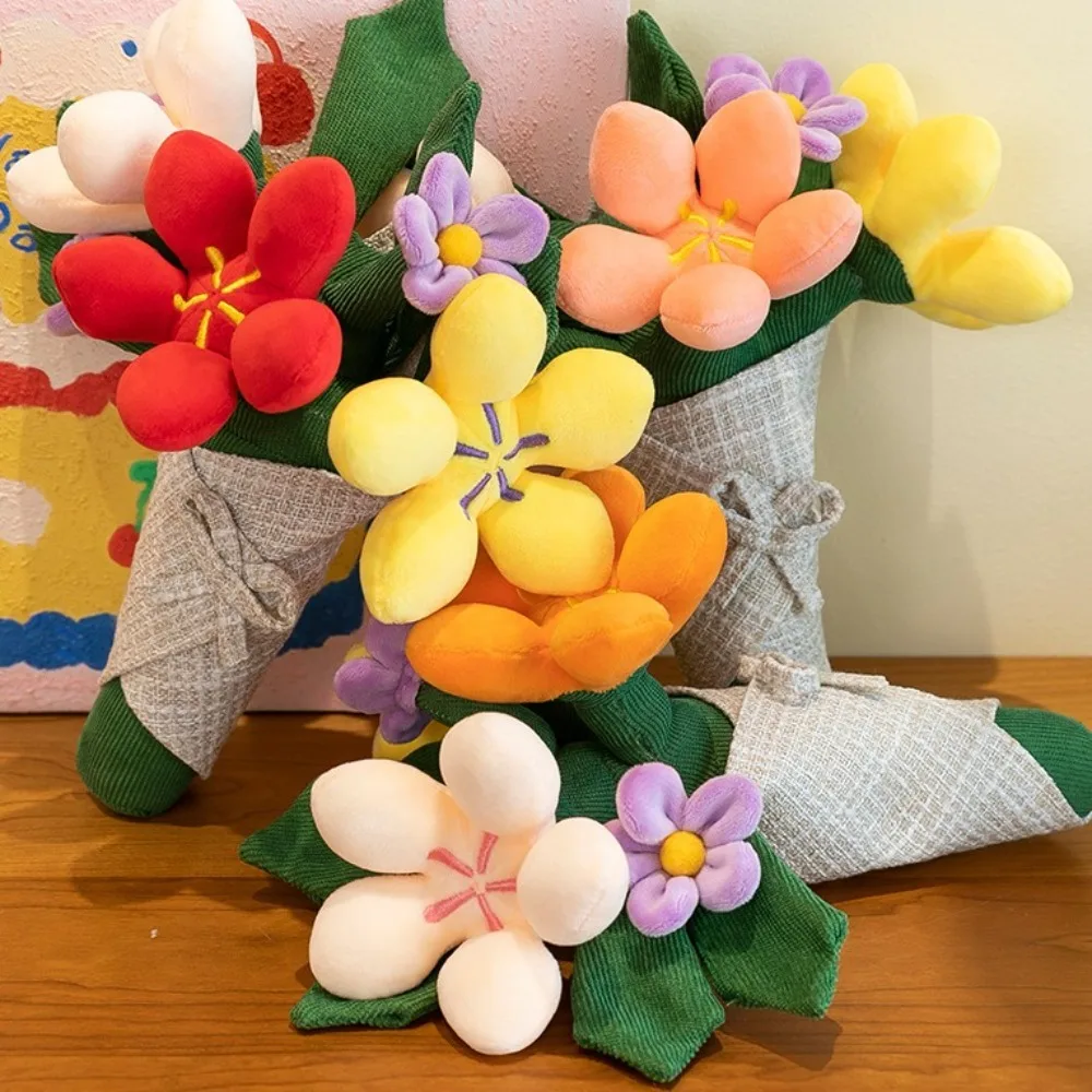 

PP Cotton Hand Holding Flowers Funny Flower Tulip Potted Plush Toy Ins Holding Flowers Succulent Plush Plants Creative Gifts