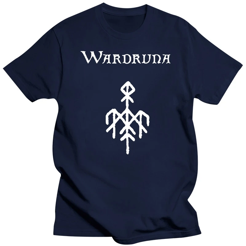 Printed Men T Shirt Cotton tshirts O-Neck Short-Sleeve Wardruna (Avec texte) Women T-Shirt