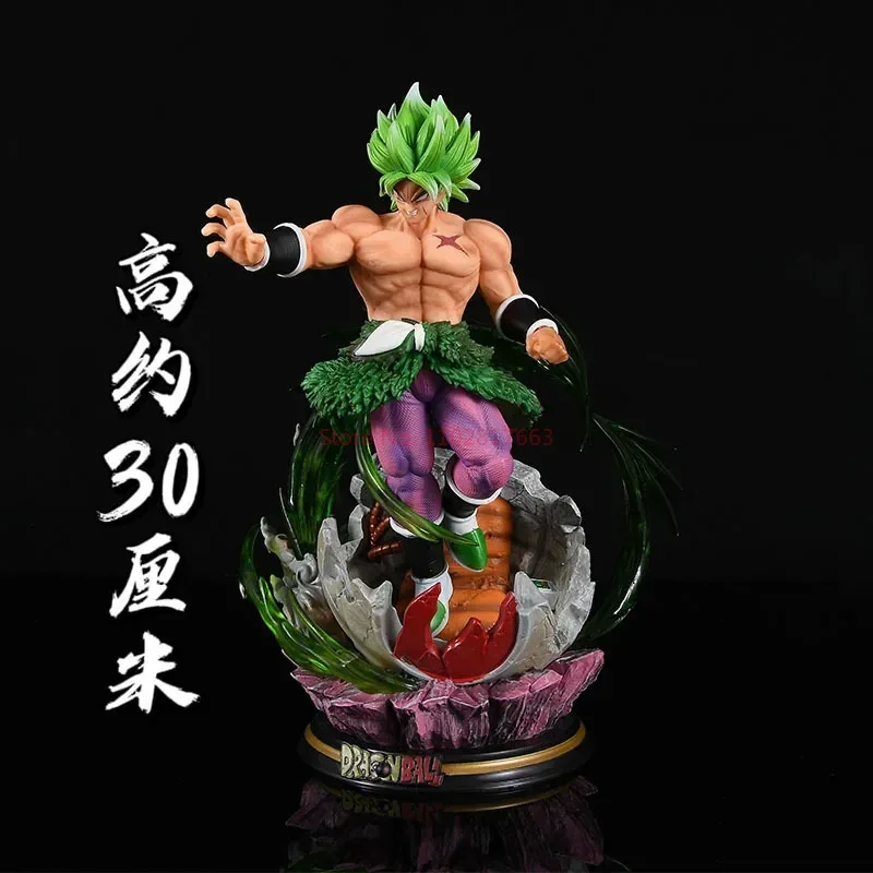 

Dragon Ball Gk Figure - 30cm Broly Vs Gogeta Resonance Series Anime Handmade Special Effects Model for Decoration And Wholesale