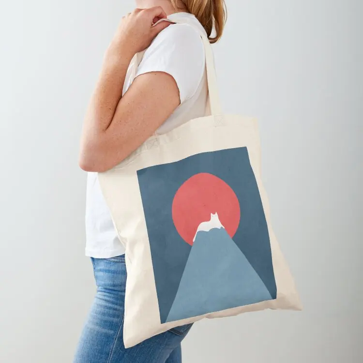 

Cat Landscape 28D Tote Bag Women's beach bags Fabric bag Women's handbag