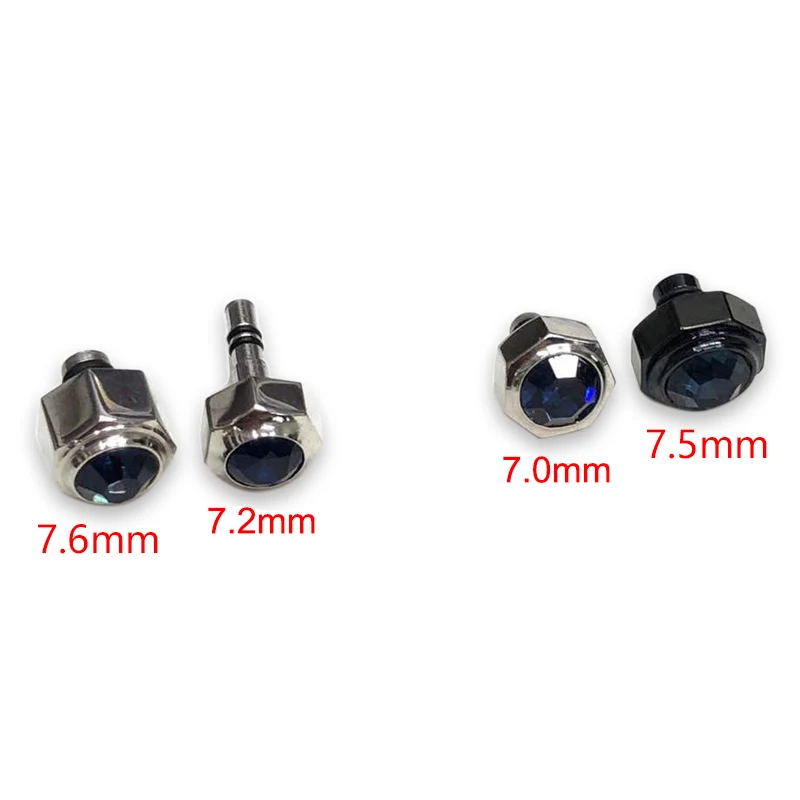 Quality Sapphire Steel Watch Crowns For Santos Calibre Watch Parts Replacements