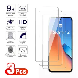 Pellicola salvaschermo 3 pezzi per xiaomi Redmi Note 12 13 Pro Plus 4G 5G vetro temperato per Redmi 12S 12C 13C 12T Pro 4G 5G pellicola di vetro