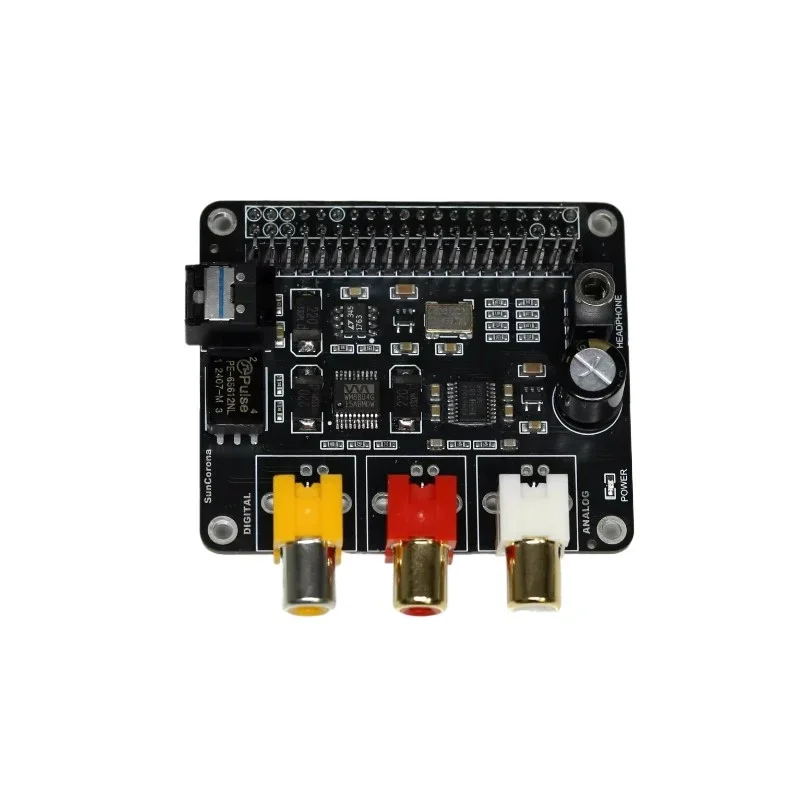

Звуковая карта WM8804, коаксиальный оптический аудиовыход SPDIF, декодирующая плата PCM5102 для Raspberry Pi Player