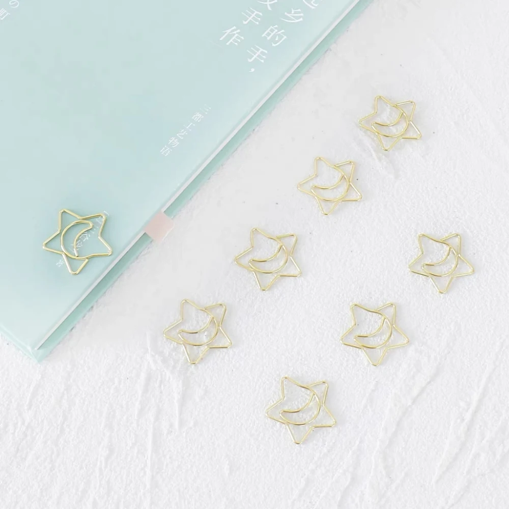 Creative Colorful Paper Clip Office Stationery Metal Swing Needle Student Supplies