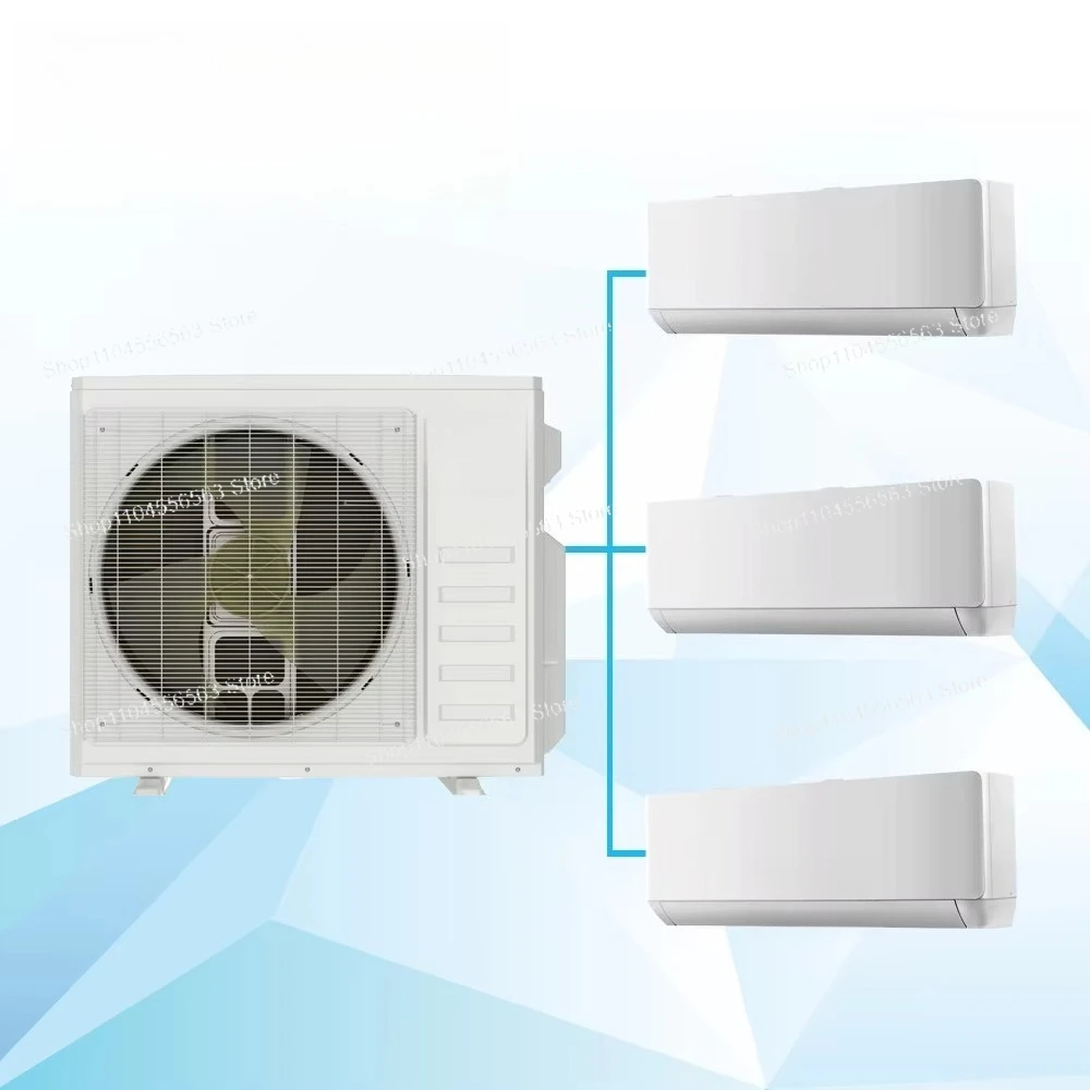 36000 BTU T1 Mini Split Air Conditioner: R32 R454B Refrigerant, Multi-zone WiFi Smart, 3-way Connection for Heating & Cooling