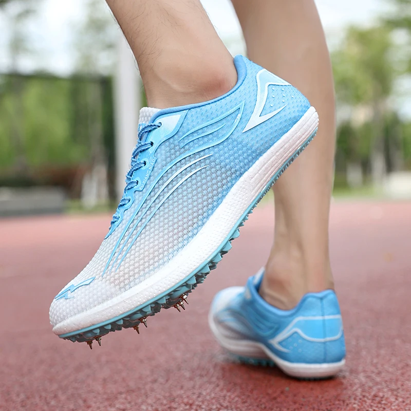 High Quality Spikes Athletics Speed Shoes Men Women Professional Men's Sports Sneakers with Spikes Race Track Shoes Men Trainers