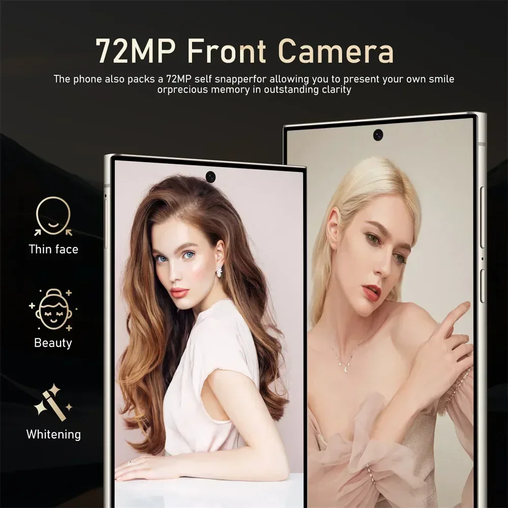 S24 Ultra Smartphone 7.3 \'\'HD 5G Snapdragon 8 Gen3 16GB + 1TB Android 14 7800mAh telefony komórkowe telefon komórkowy odblokowany