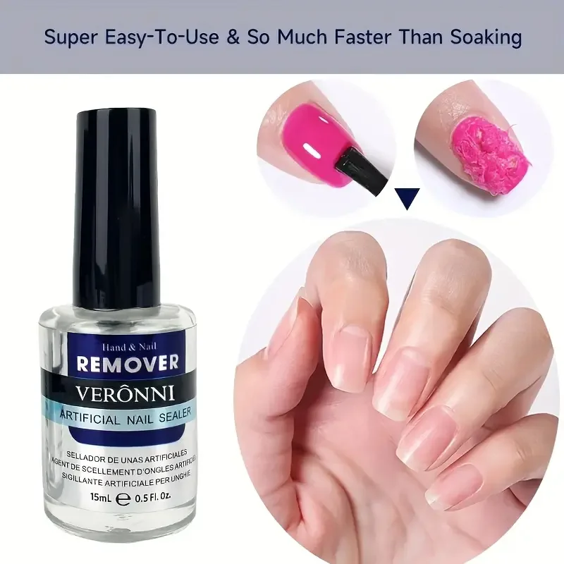 UV LEDネイルポリッシュリムーバー,高速,浸漬,クリーニング機能,マニキュア除去,家庭用またはネイルサロン用,15ml