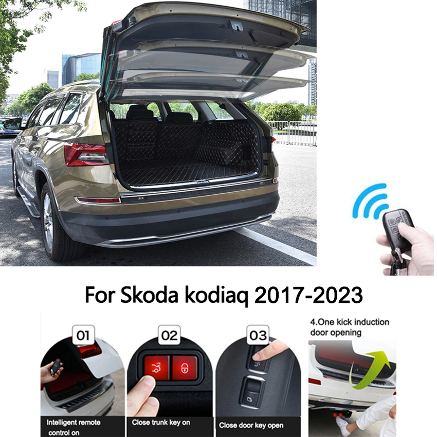 

Car Electric Tailgate For Skoda kodiaq 2017-2023 Intelligent Tail Box Door Power Operated Trunk Decoration Refitted Upgrade