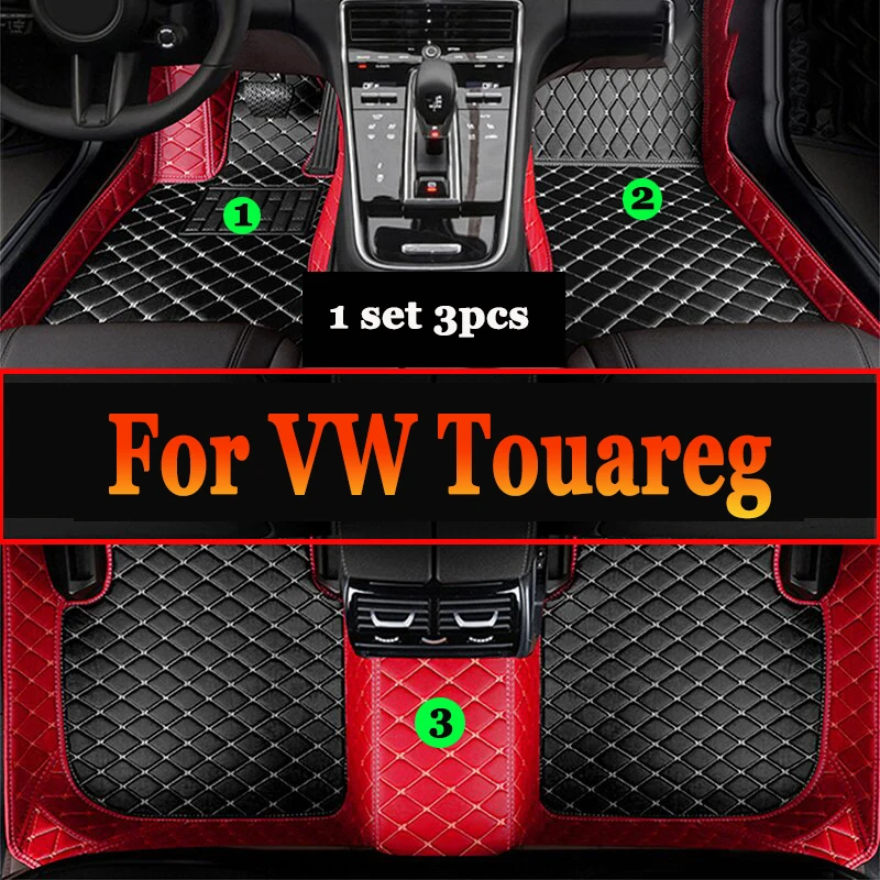 

Car Floor Mats For VW Volkswagen Touareg 2011 2012 2013 2014 2015 2016 2017 2018 Custom Auto Foot Pads Interior Accessories