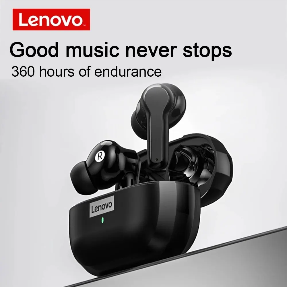 Оригинальные беспроводные наушники Lenovo LP1S, TWS, Bluetooth 5,0, водонепроницаемые спортивные наушники, наушники-вкладыши с шумоподавлением и микрофоном