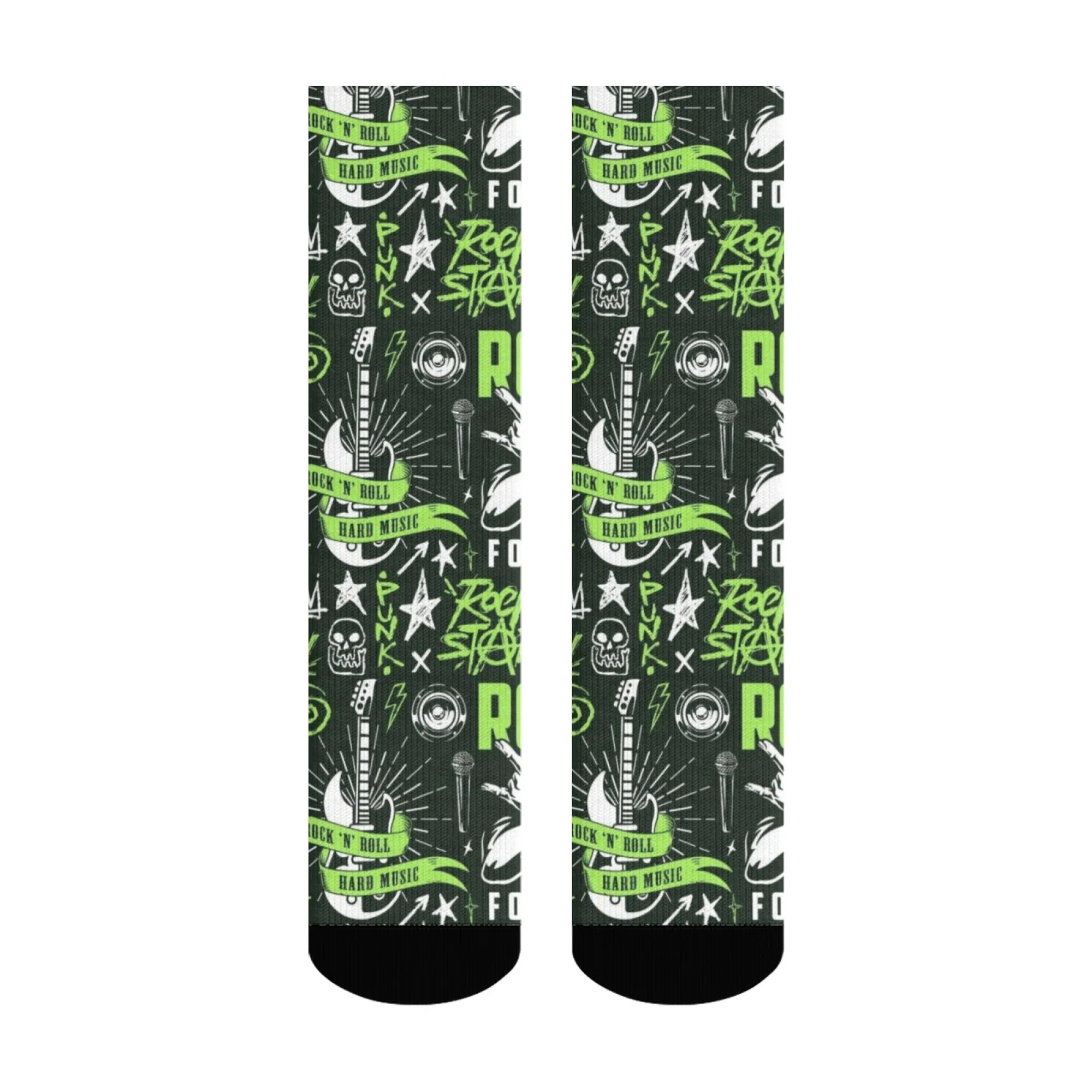 

Punk Rock Style Skeleton Men's Socks Fashion Hip-hop Harajuku Sports Socks Elastic Breathable Non-slip Travel Socks Party Gifts
