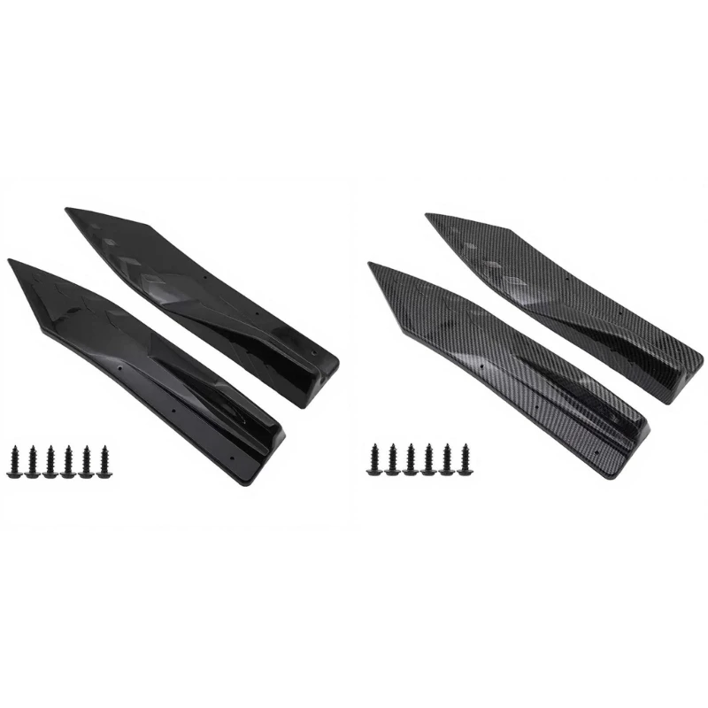 SZCH Strong Carbon Fiber Look Rear Diffuser 43cm for Auto & Aerodynamics