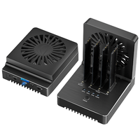 FIDECO Stock 4 Bay NVME SSD Offline Clone Docking Station with Fan USB4 40Gbps Data Transfer Free Installation M2 SSD Dupilcator