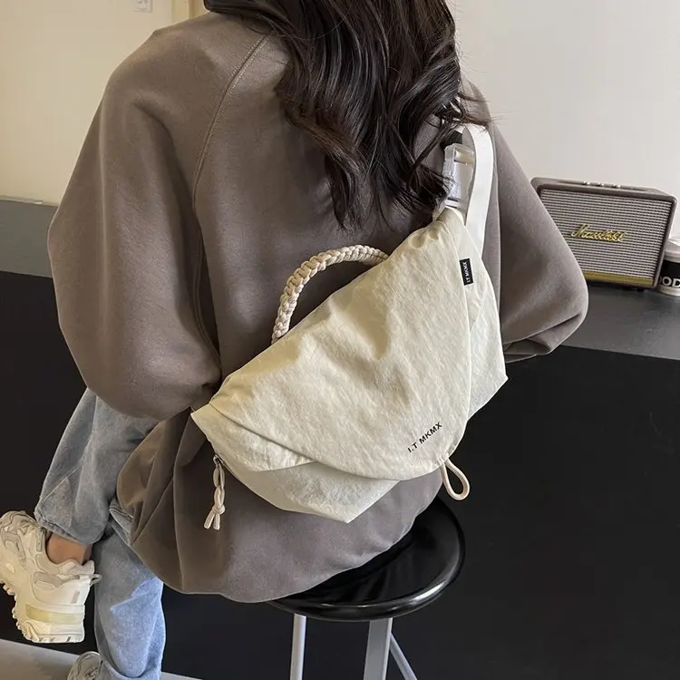 

Стильная оксфордская сумка через плечо с регулируемым ремешком, большая вместительная сумка-мессенджер для работы, ежедневная сумка для фитнеса на открытом воздухе