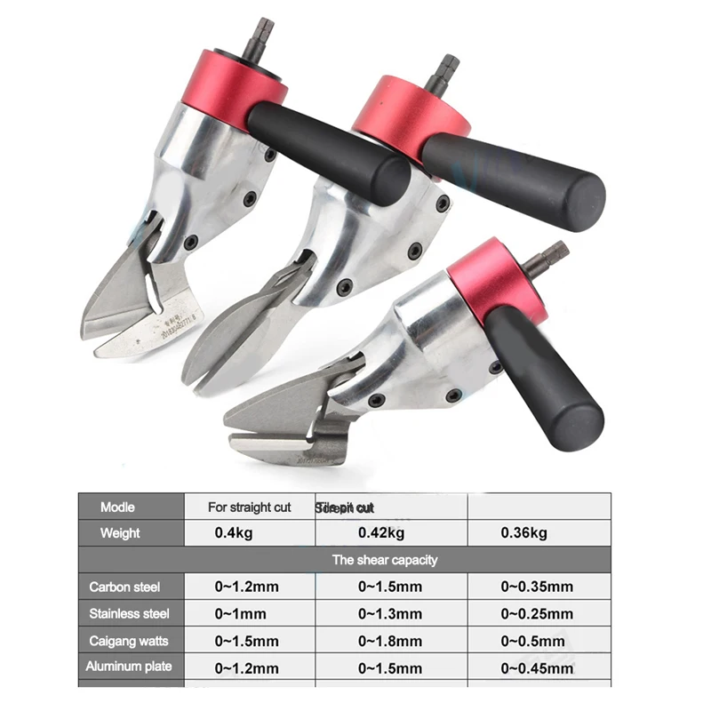 CD6 Pneumatic Scissors Single Head Iron Sheet Shears Portable Manual Cutting Tools With Handle For Plastic Bottles Metal & Paper