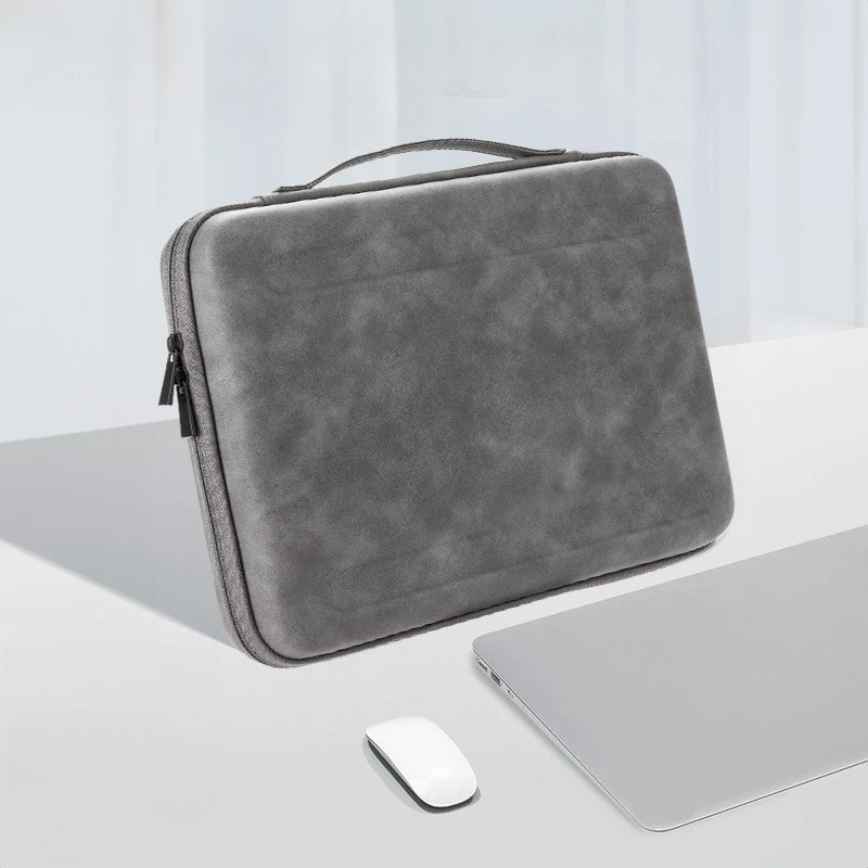 

Чехол для ноутбука EVA Hard Shell 14, 15.6, 16 дюймов, ударопрочный чехол из искусственной кожи для MacBook Pro Air, водонепроницаемая деловая сумка-портфель