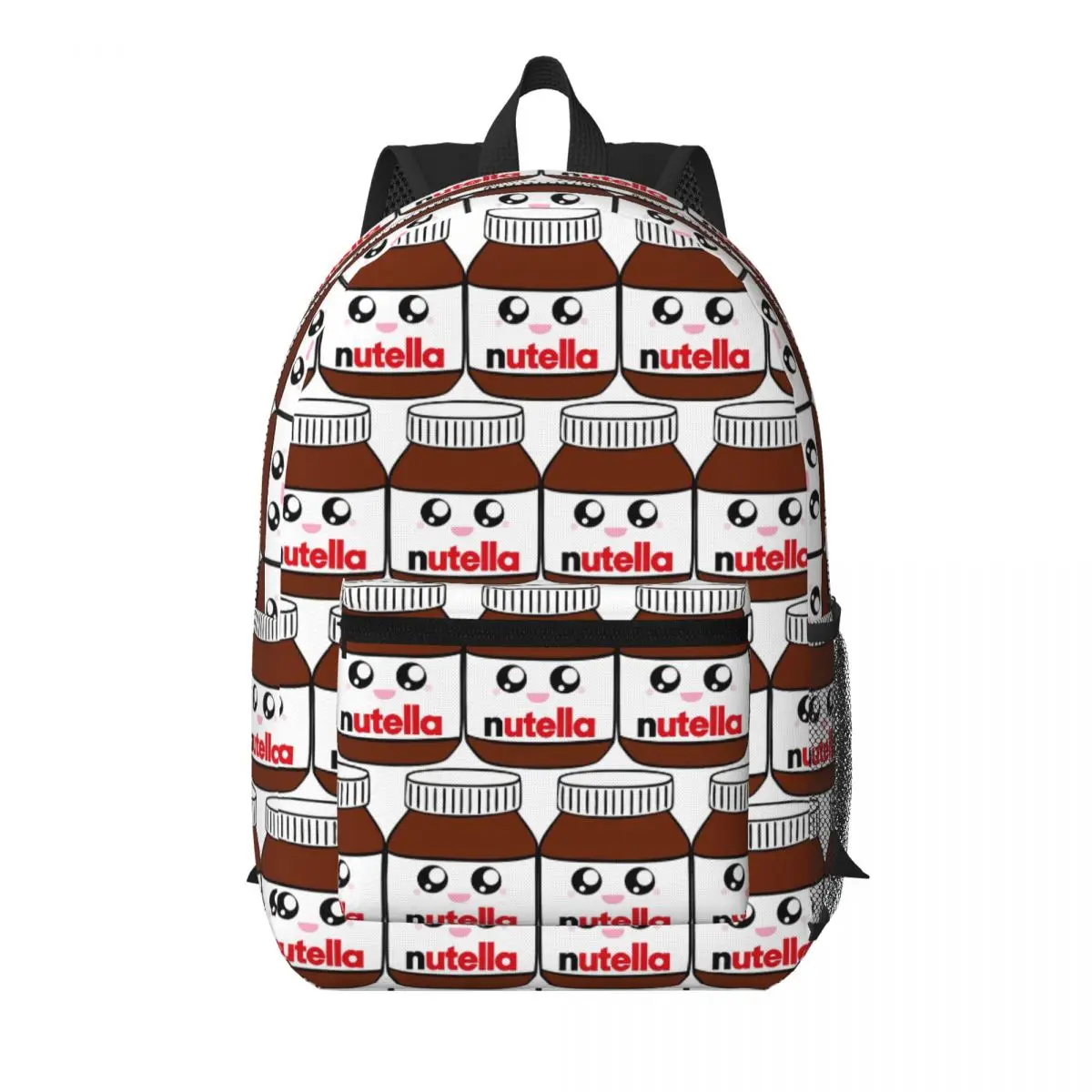 

Nutella Student Backpack School Bag Hiking Travel Daypack for Boys Girls Bookbag Shoulder Bags