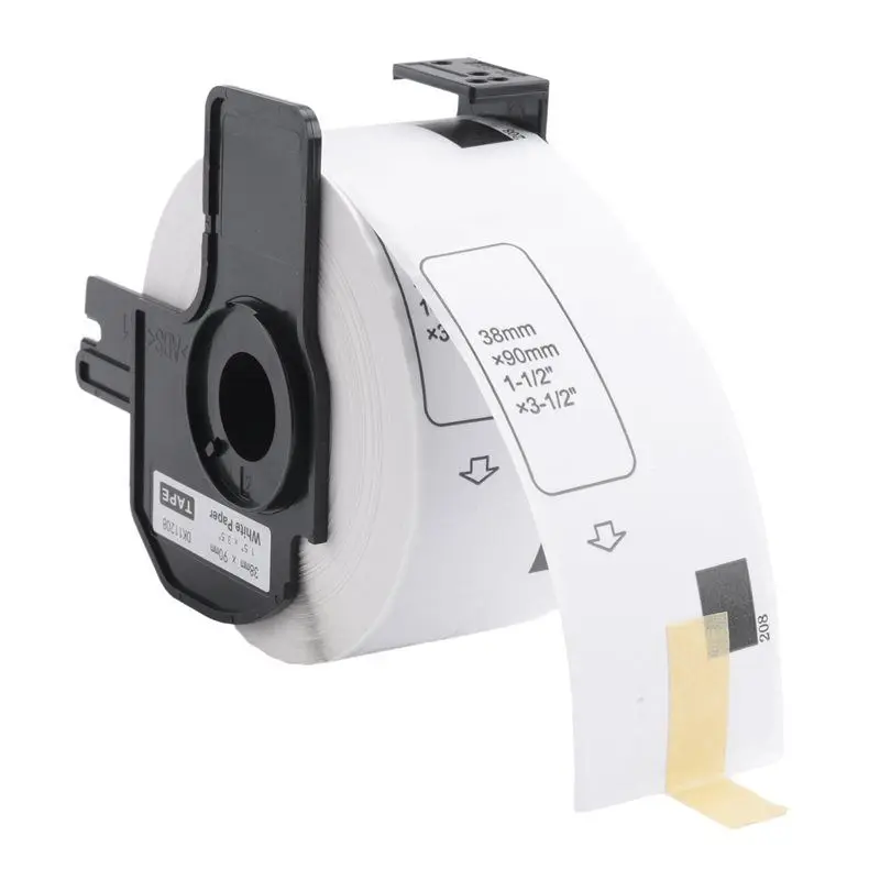 رائعة-30 لفة لأخيه DK11208 التسمية الحرارية 38 مللي متر x 90 مللي متر يموت قطع تسميات DK-11208 DK 11208 متوافق مع طابعة Brother QL