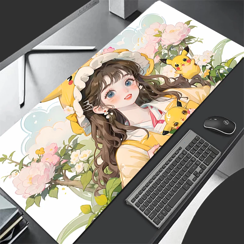 

Mouse pad Large Gaming Mousepads P-Pokemons Computer Soft Mousepad Desk Pads Multi-size PC Keyboard Mats Non-slip Table Rug