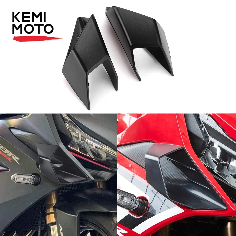 

CBR650R CBR 650R 2019 2020 2021 Fairing Winglets Fin Trim Cover Motorcycle Wing Protector Wind Fairing Winglets For Honda CBR650