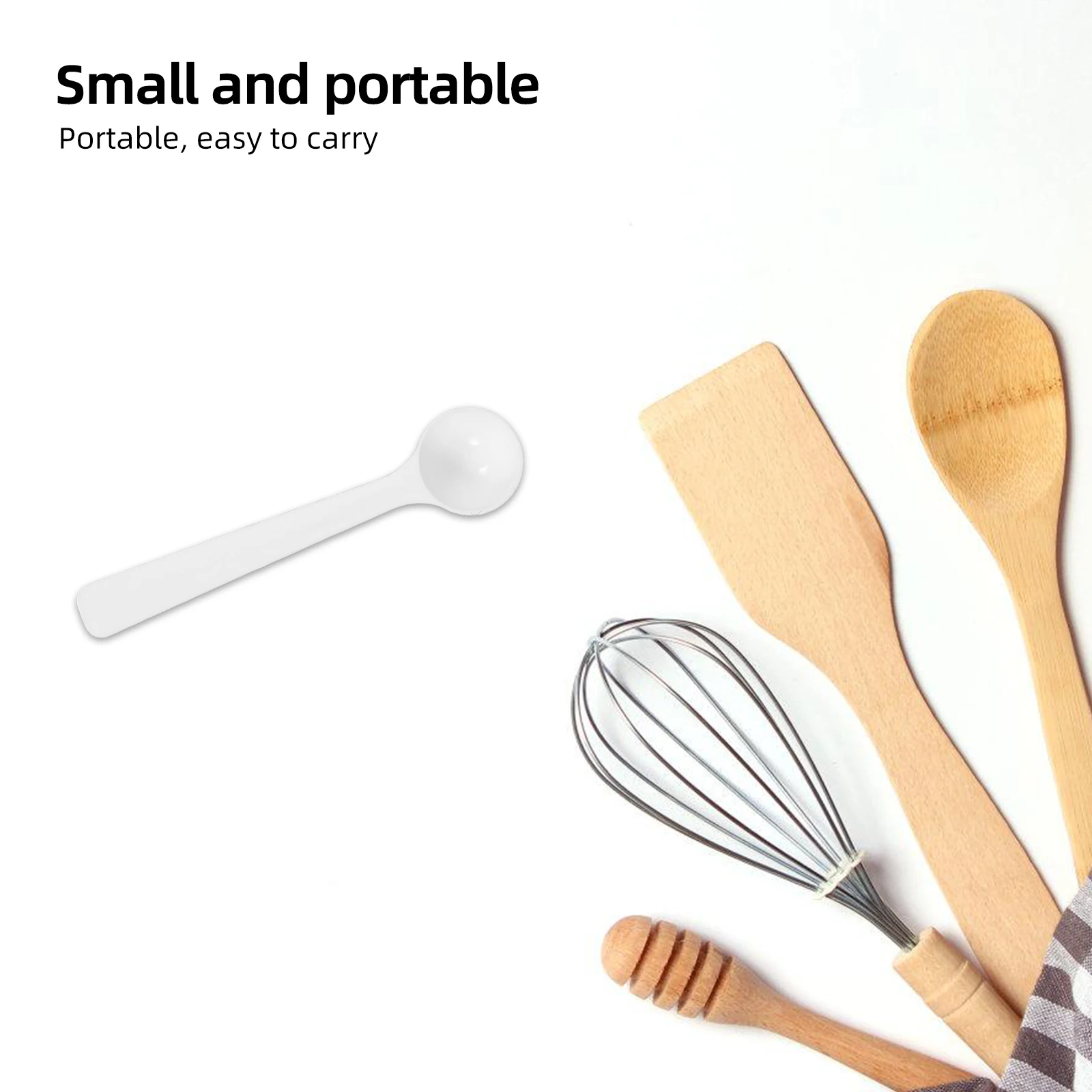 

4pcs Plastic Measuring Spoon Teaspoon Scoop Coffee Scoops Small Scoops For Canisters Tablespoon Scoop Reusable Spoons Liquids