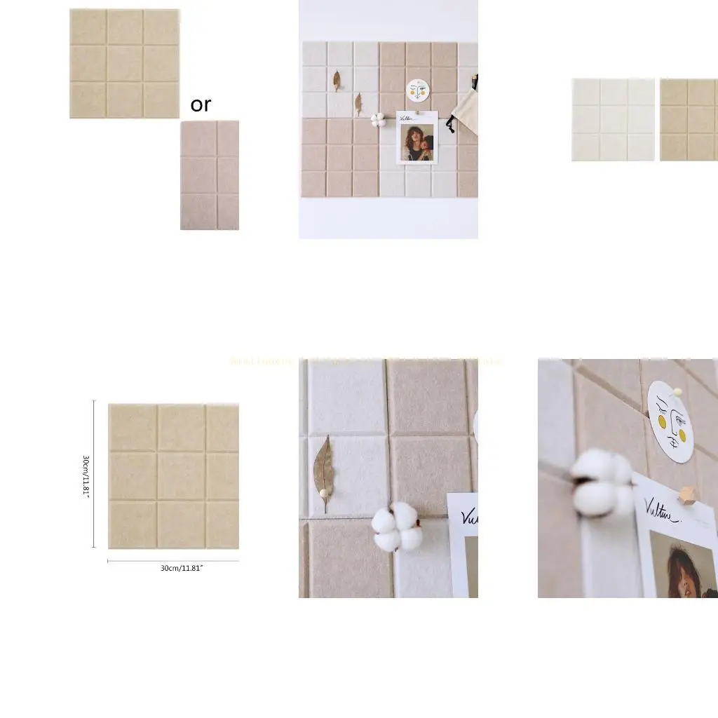 Войлочная доска в скандинавском стиле, настенная плитка для фотографий, домашний войлочный фон стены