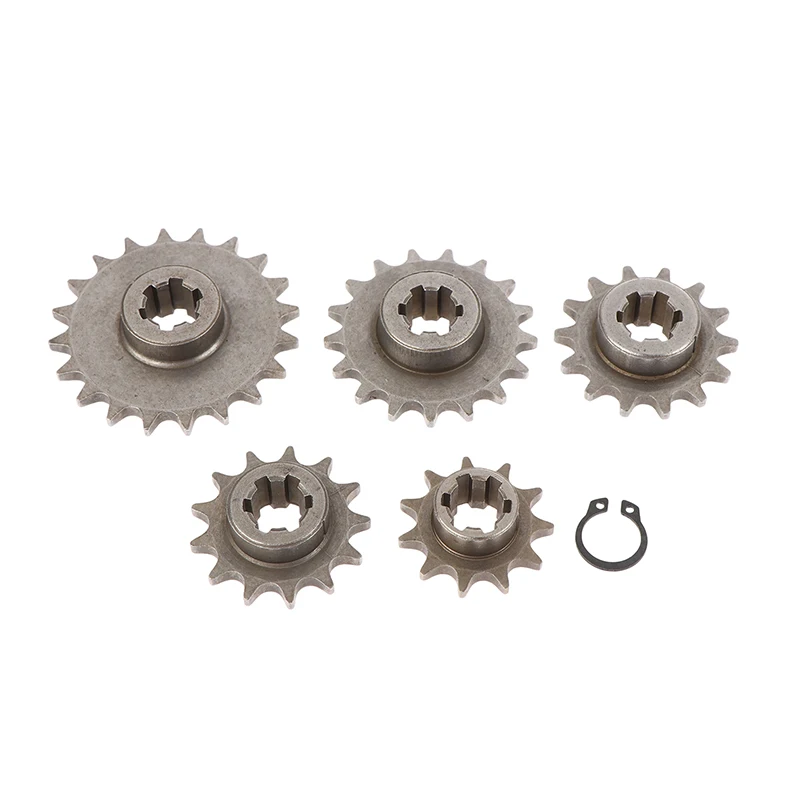 

Metal Front Gear Box Sprocket T8F 11T 13T 14T 17T 20T Pinion Sprocket Chain Cog With Circlip For 47CC 49CC Minimoto Bike Scooter