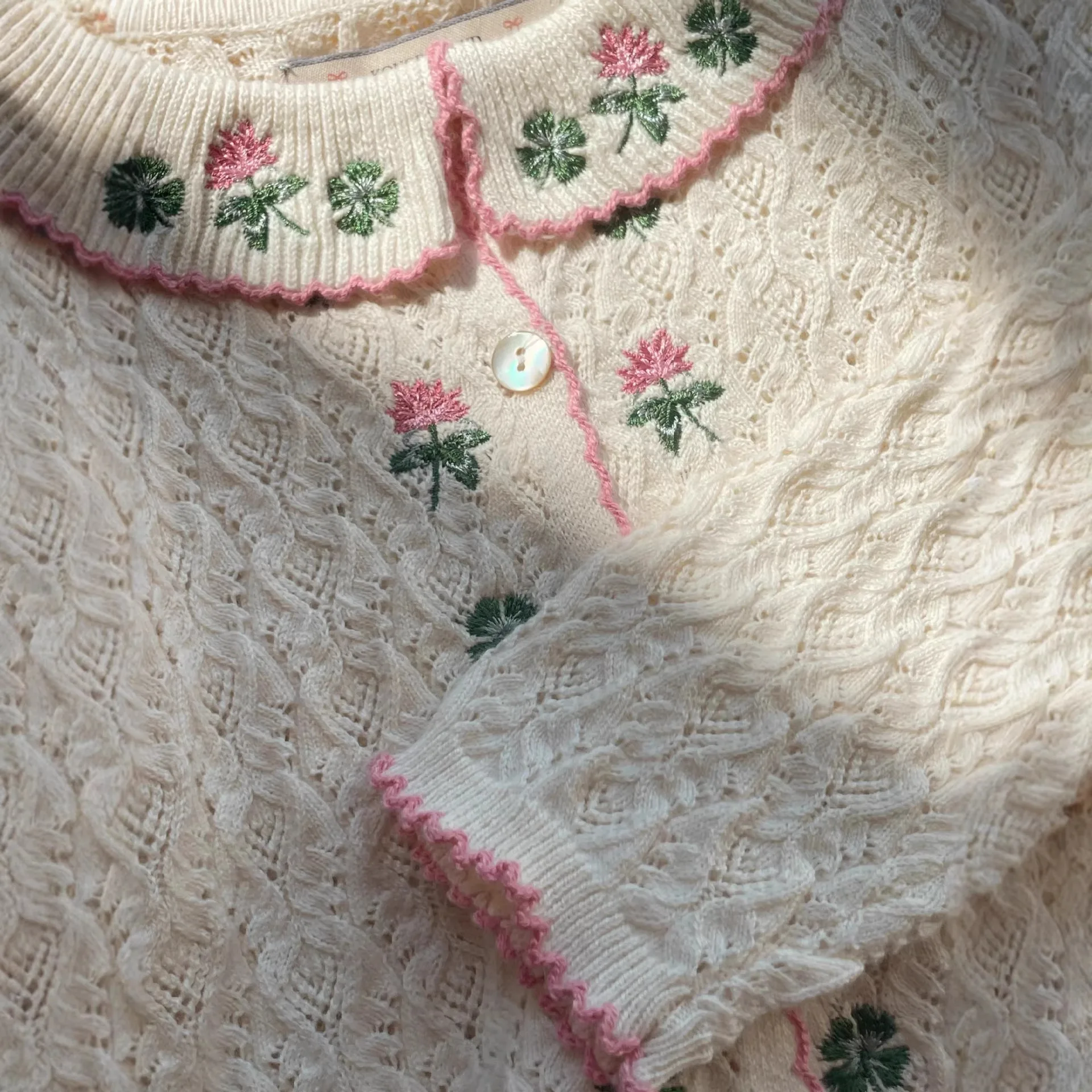 

2026 KS Spring Baby Girls Cotton Sweaters Shorts Suits Knitted Bodysuits Rompers Kids Clothes Girls Sweaters Cardigans Knitwear