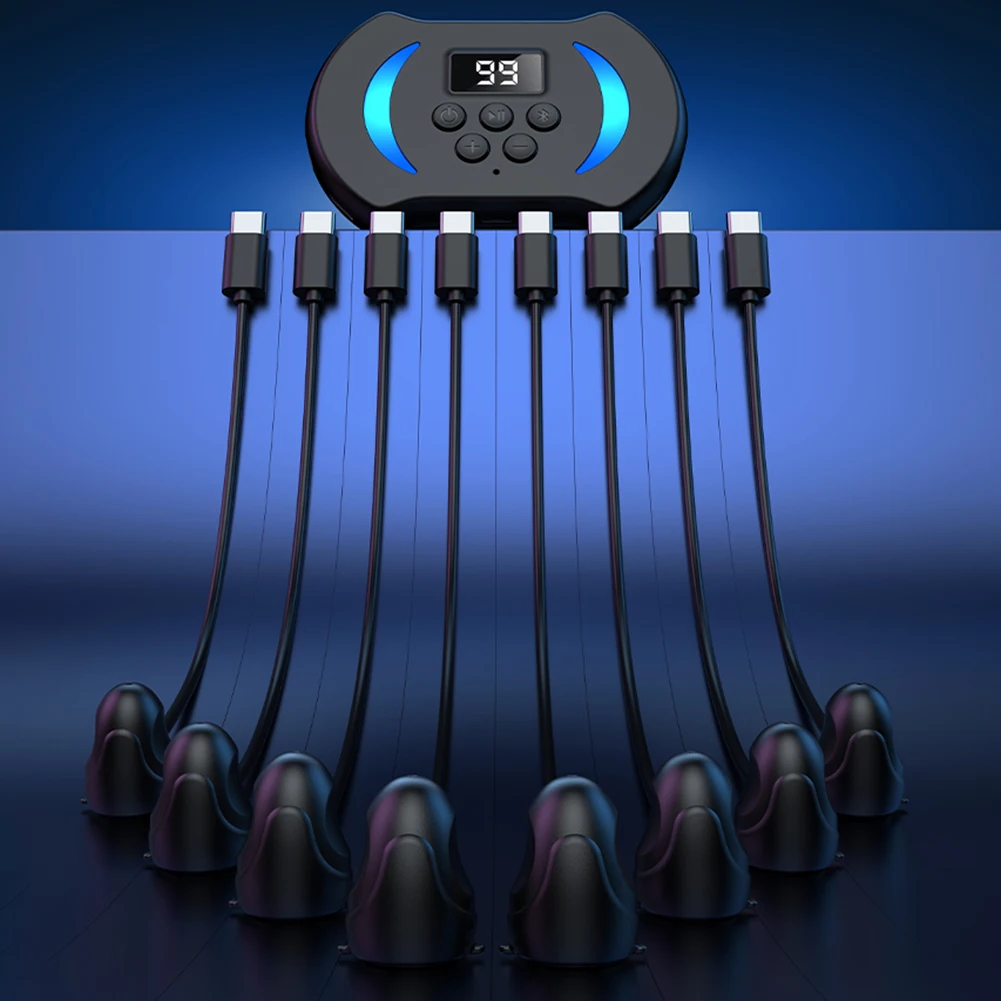 

Automatic Phone Screen Tapper with Digital Display & Blue Light Finger Clicking Simulator for Games Live Broadcasts Likes Reward