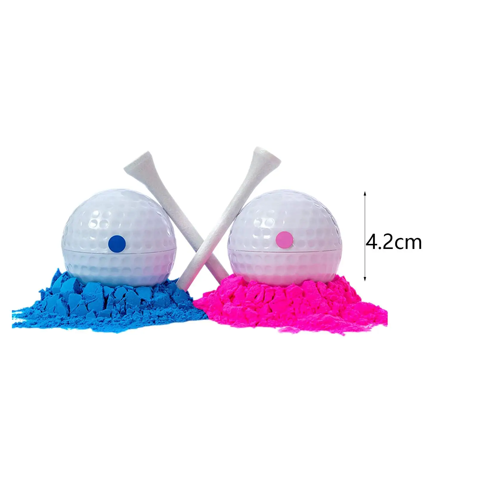 Funny Gender Reveal Golf Balls Customizable Party Supplies Golf Sport Accessories for Baby Announcement Celebration