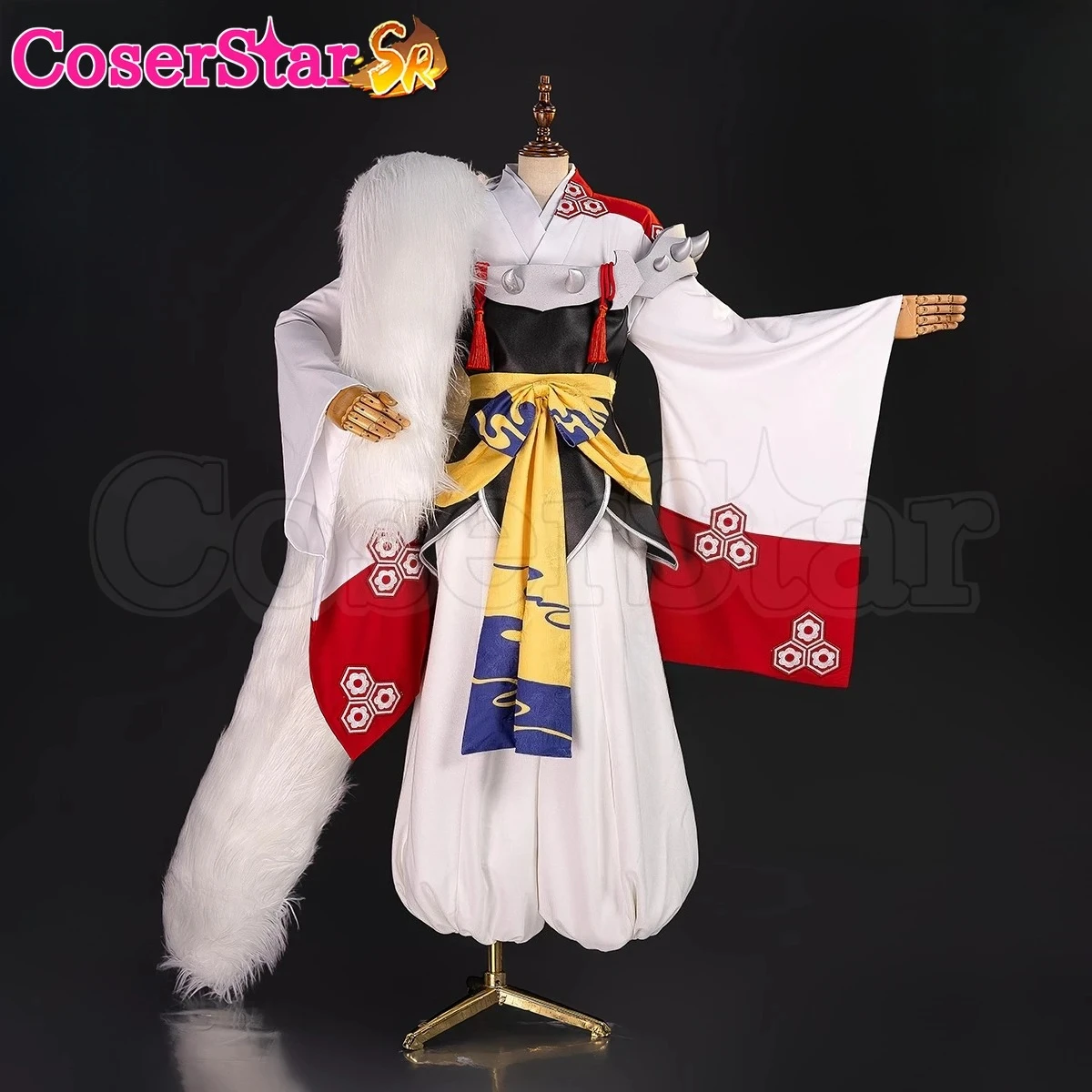 

CoserStar-SR аниме Inuyasha Sesshoumaru косплей костюм наряд Хэллоуин карнавал вечерние комиксы ролевые игры униформа парик костюмы