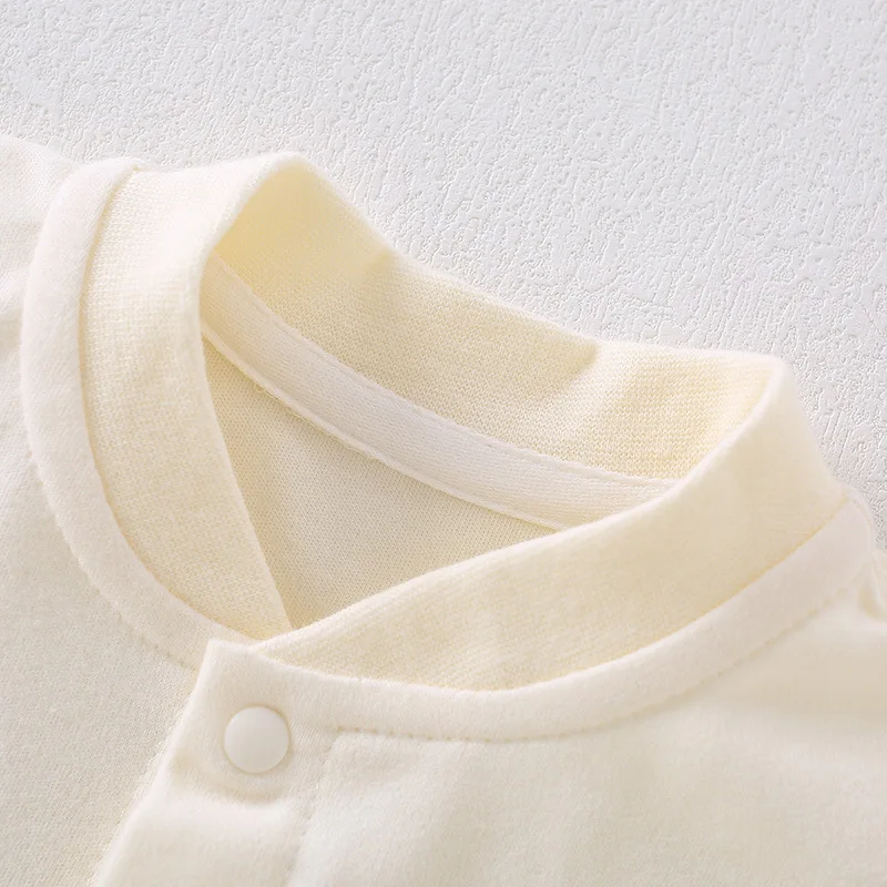 Baby children's clothing baby onesie spring and autumn pure cotton climbing clothes, boneless base loungewear for boys and girls