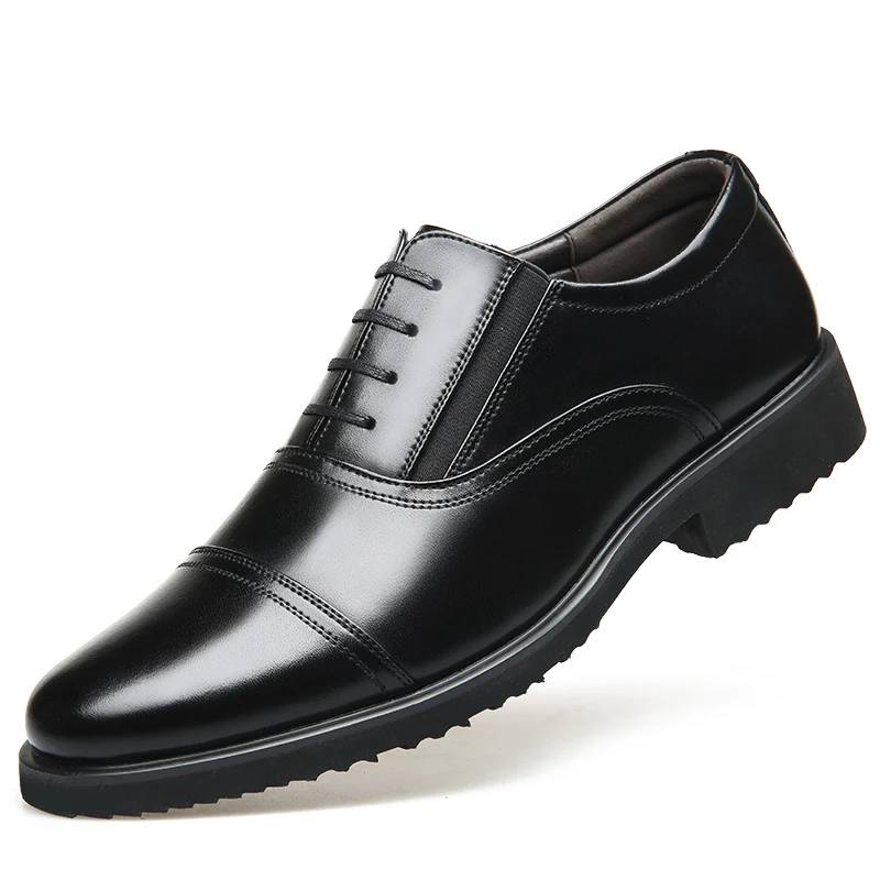 

Men's casual leather shoes, business casual shoes, formal fashion, banquet flat shoes, size 50 men's shoes