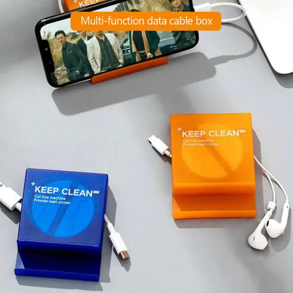 منظم الكابلات الشفاف، إدارة الحبل المحمول، كابل USB، حامل هاتف قابل للسحب، حامي تخزين الأسلاك