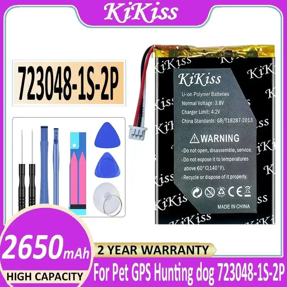 

Gps Battery 723048-1S-2P 2650Mah For Pet Hunting Dog 723048 Compatibile Con Tek 1.0