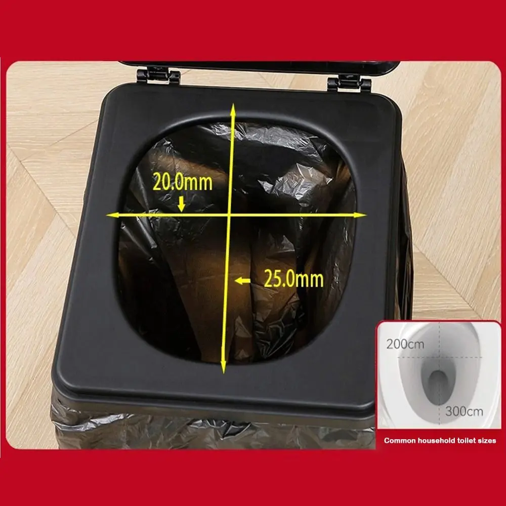 جولة احترافية في حالات الطوارئ، مرحاض قابل للطي، دلو متحرك، مرحاض محمول، مرحاض متنقل للشاطئ #4