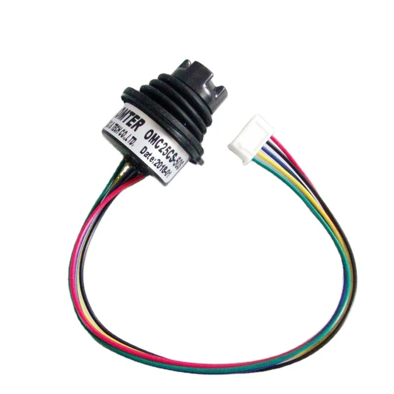 OMC25 series hall effect miniature proportional joystick Micro Single Axis Hall Effect Thumb Controller