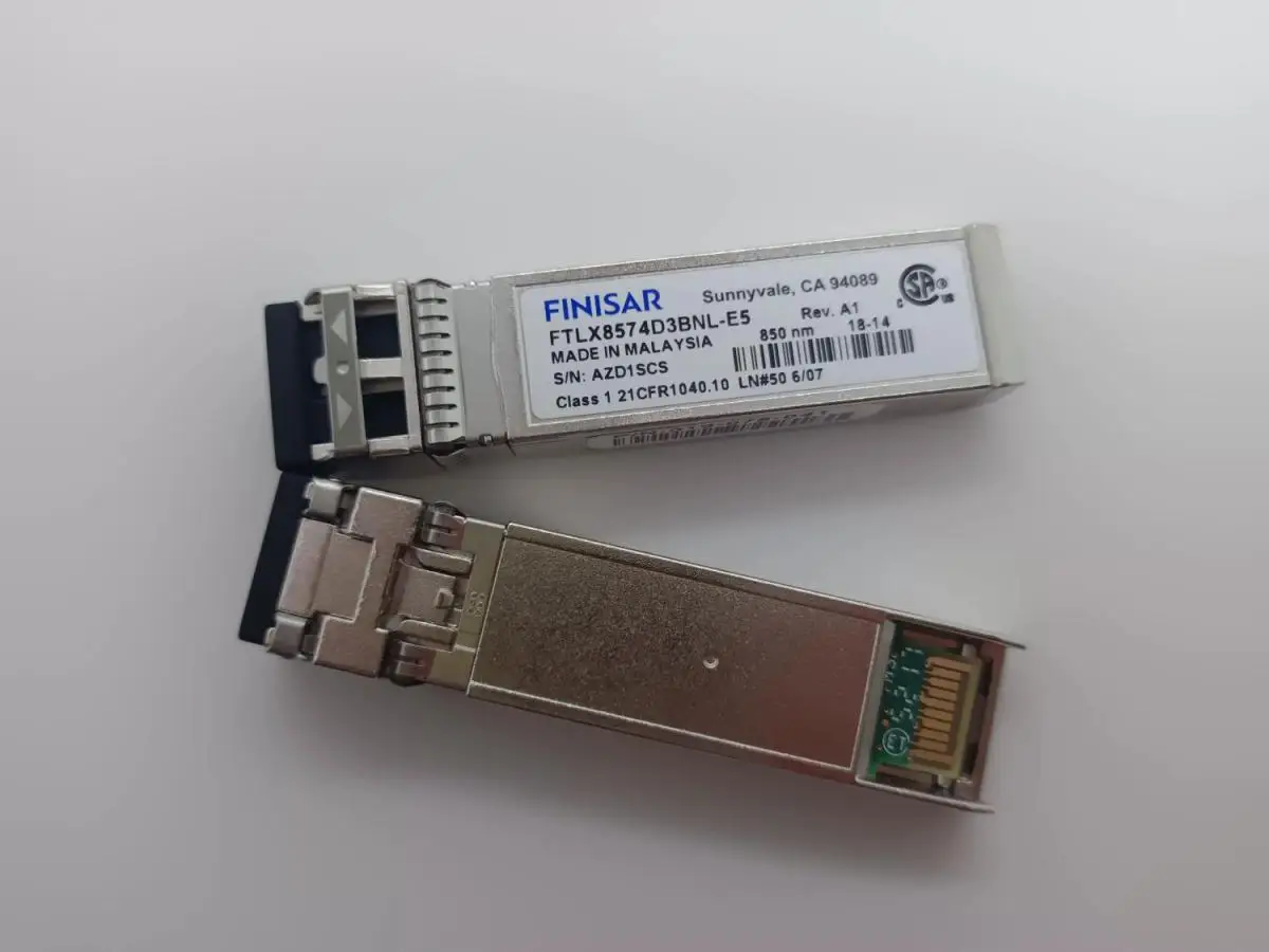 Finisar 10G FC SFP+ FTLX8574D3BNL-E5 EMC 019-078-041 850nm 10GBase-SR SFP+ Transceivers/10G optical fiber