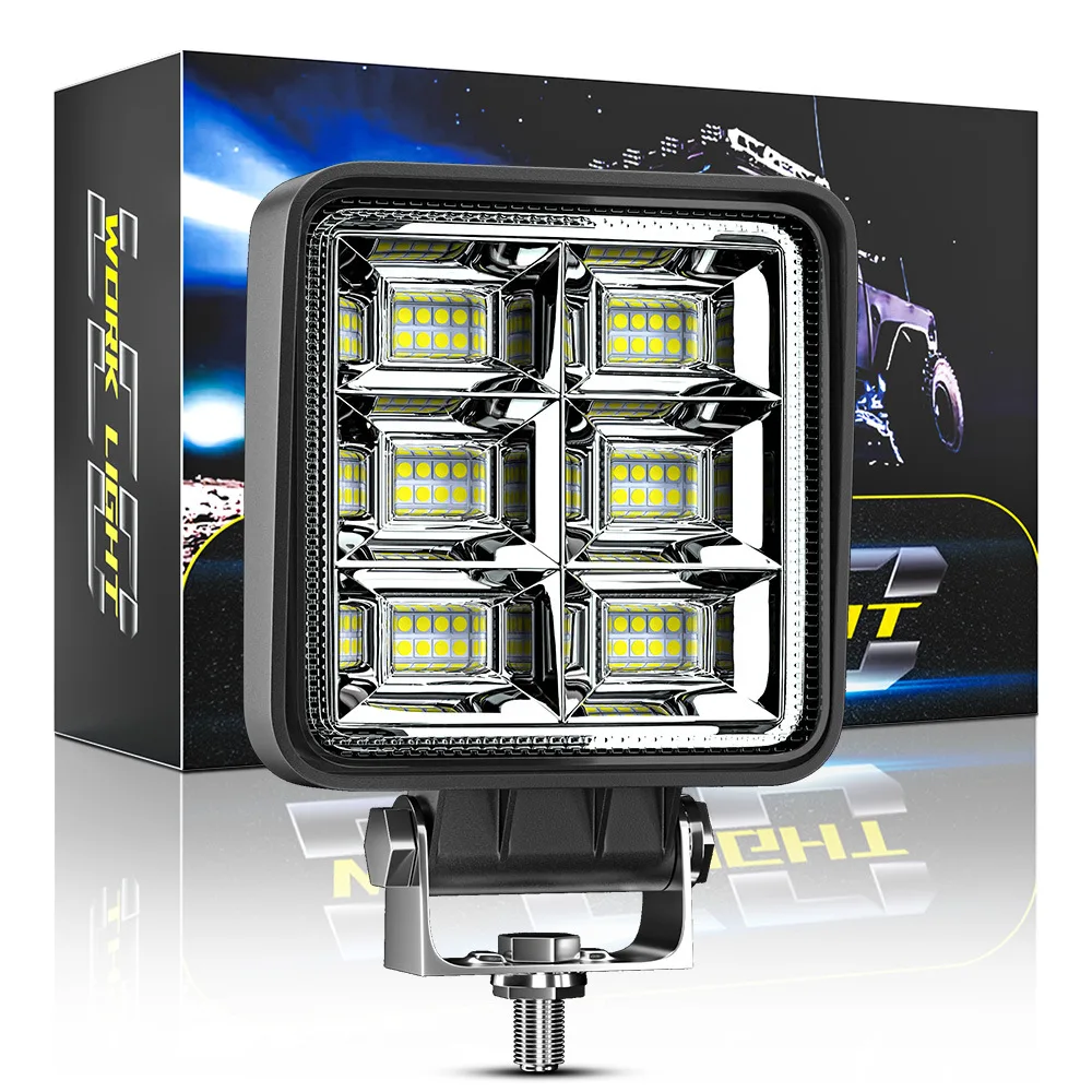 Mini Offroad LED Bar 12V 24V Square LED Work Light for Car Truct Boat Atv 4x4 Tractor 42W 48W Spotlight LED Light Bar