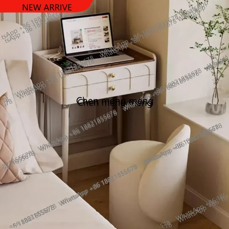 

z183 Small Vanity Table Corner Organizer Stool Bedside Luxuy Dressing Table Storage Chair Space Saving Penteadeira Trendy Furnit