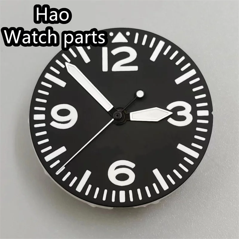 BLIGER 29 мм черный стерильный циферблат зеленый светящийся подходит для NH35 NH36 ETA 2824 2836 Miyota8215 821A Mingzhu DG2813 3804 PT5000 механизм