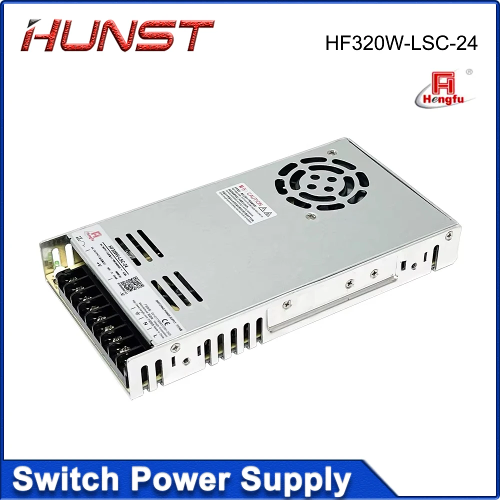 HUNST HF320W-LSC-24V AC100-240 Fuente de alimentación conmutada adecuada para máquina de marcado láser CO2, máquina de grabado