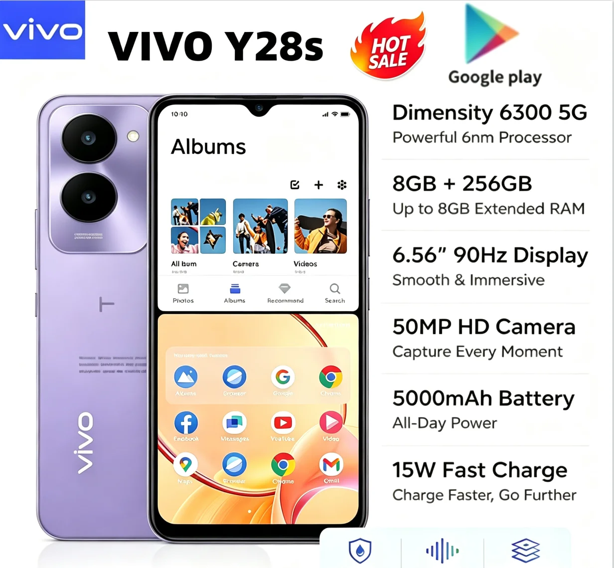 Vivo Y28 - 2026'nın En Çok Satan Ürünü VIVO