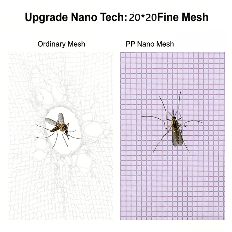 Balcony Screen Window Screen PP Nano Mesh Easy Install Mosquito Net Anti-fly Insect Screen for Fruit Protector DIY
