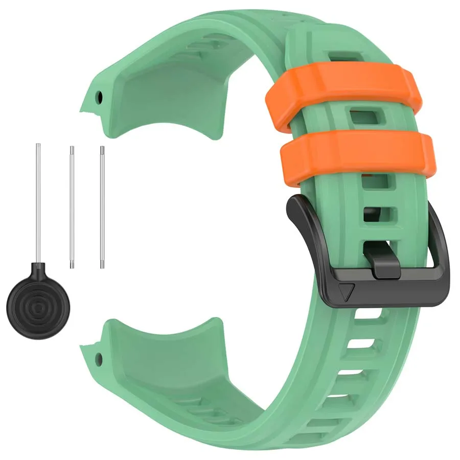 Gelang Silikon untuk Garmin Instinct 3 Tali Pengganti Gelang Korea untuk Garmin Instinct 3 50Mm 45Mm Gelang Jam Tangan Pintar ﻿