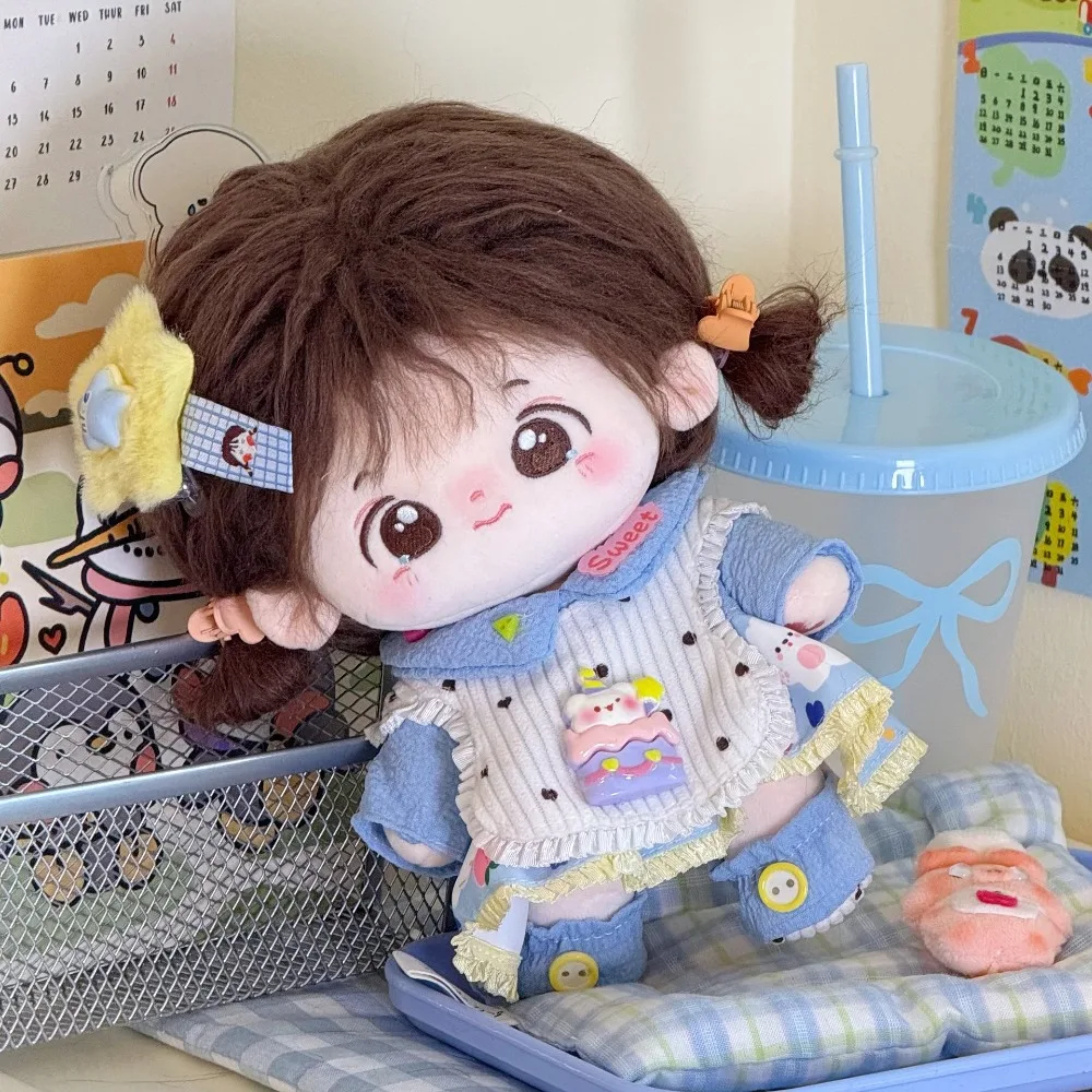 Cute Multi Color Doll's Clothes Multiple Styles Hand-made Doll Outfit Dolls Accessories Gift Doll Hoodie Set 20cm Cotton Doll